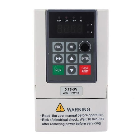 

220v 0.75w Variable Frequency Drive Singe Phase Input Three Phase Output VFD Speed Controller Anti-Jamming Precise Stable Motor Drive Inverter for Motor Industry Home
