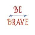 thumbnail image 2 of Urban Epiphany 19x24 Gold Ornate Wood Framed with Double Matting Museum Art Print Titled - Be Brave, 2 of 4