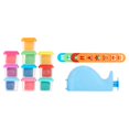 PlayDoh Bath Soap Molder Set with 4 Stencils and 10 different colors