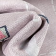 thumbnail image 3 of Well Woven Kids Rugs Traffic Modern Pink Printed Distressed Machine Washable 6' x 9' Area Rug, 3 of 7