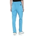 thumbnail image 3 of Marilyn Monroe Womens Stretch Eight-Pocket Straight Leg Scrub Cargo Pants, 3 of 3
