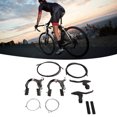 thumbnail image 1 of Bike Brakes Set, Aluminum Alloy  Front Rear Bike C Brake Caliper Wide Compatibility  for Road Bike, 1 of 8