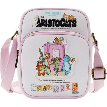 Loungefly Disney The Aristocats Poster Passport Crossbody Bag