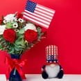 thumbnail image 2 of Halloween Decorations Inflatable American Flag Pygmy Patriotic Pygmy American Independence Day Pygmy Doll Decoration Creativity American Flag Faceless Doll, 2 of 4