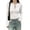 *White, variant on ClodeEU Womens V Neck Button Down Long Sleeve Ribbed Knit Slim Fit Basic Tee ,Dressy Casual Shirts Beige,Womens Plus XL