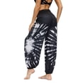 thumbnail image 2 of SWSMCLT Women's Yoga Pants Joggers Palazzo Ankle Vintage Thin Boho Workout Trousers Loose Wide Leg Style3 6-8, 2 of 5