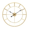thumbnail image 2 of Reloj de pared europeo de 60cm, arte del hierro circular, relojes colgantes, Relojes de pared decorativos para restaurante, dormitorio, decoración del Dorado Baoblaze Reloj de pared, 2 of 8