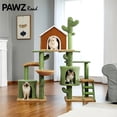 thumbnail image 2 of DIY Cactus Cat Tree Houses Hummock Fully Wrapped Scratching Post Wood Climbing Tower for Cat Jumping Toy Pet Furniture Protector ShopWise Round, 2 of 11