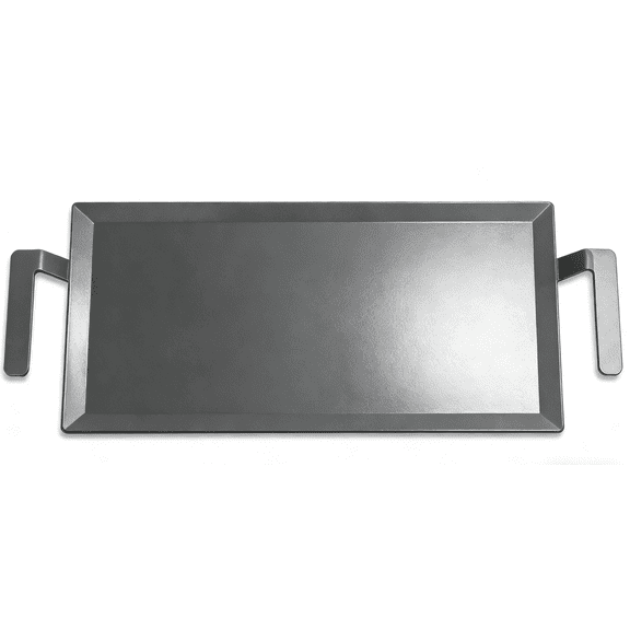 Carbon Steel Griddle, Professional-grade Cookware, Induction Compatible, Combining cast iron's heat retention and slick properties with Stainless Steel's heat control