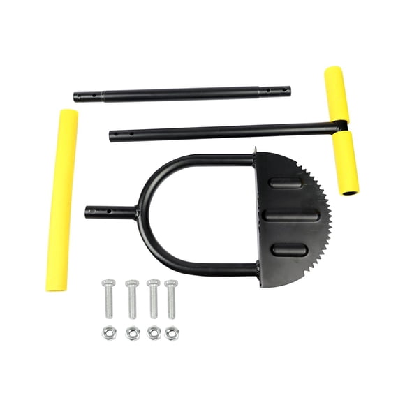 Manual Edger Edging Tool Trimming Shovel Steel Half Moon Edger Saw Tooth Edger