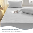 thumbnail image 6 of Lavish Cover Ultra Soft Waterproof Fitted Sheet, Washable Mattress Cover for Home, Hotel(Twin, Black), 6 of 9