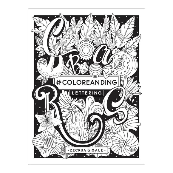 #coloreanding lettering VR Editoras Libro Tapa Blanda