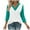Mint Green, variant on V-Neck Shirts for Women 3/4 Sleeve Fashion Fitted Casual Classic Soft Sweat-wicking Tops Beach Vacations Travel