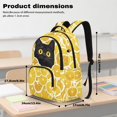 thumbnail image 7 of DISNIMO Lemon Cat Print Large Capacity School Backpack with Multi Compartments & Side Pockets, Durable Bookbag for Elementary & Middle School Students Daily Use Travel, 7 of 7