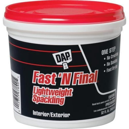 1 Gallon Dap Fast N Final Lightweight Spackle (Best Spackle For Drywall Repair)