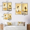 thumbnail image 4 of Designart "Golden Hour Glow in Countryside Tree II" Landscape Forest Framed Wall Art Set Of 2 - Country Yellow Gallery Wall Frame Set For Home Decor, 4 of 6