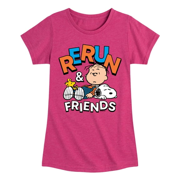 Peanuts - Rerun And Friends - Youthgirls Short Sleeve T-Shirt