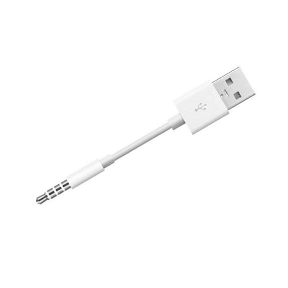 SANOXY USB AM to DC 3.5mm Adapter/ Mini USB Data and Charging Adapter USB Adapter compatible with Apple iPod Shuffle 3rd and 4th, 5th Generation