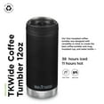 thumbnail image 2 of Klean Kanteen TK Wide 12 Oz Black, 2 of 7
