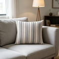 thumbnail image 4 of BiFandian Striped Woven Throw Pillows, Coastal Style Linen Decorative Pillows, Bohemian Minimalist Cushions for Sofa Couch Bed Living Room Bedroom Indoor Decor, 4 of 6
