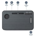 thumbnail image 3 of Lammaloe Foldable Lap Desk with USB Ports, Portable & Lightweight Laptop Desk for Bed and Couch - Ideal for Working, Reading, or Eating, Small, 3 of 8