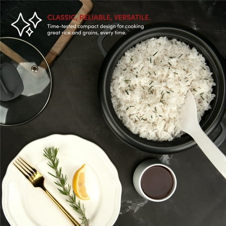 AROMA® 6-Cup (Cooked) / 1.5Qt. Rice & Grain Cooker, White, New, ARC-743G