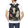 thumbnail image 4 of Balery Vintage Sunflower Cow Mochila para hombre y mujer - Tela Oxford 600D resistente - Gran capacidad, resistente al agua, ideal para la escuela, viajes y senderismo, 4 of 6