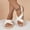 White, variant on Womens Platform Sandals Jute Flat Sandals For Women Open Toe Summer Beach Shoes Crisscross Strap On Casual Walking Shoes US: 6.5 Black