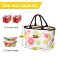 thumbnail image 6 of Tirrinia Tote Lunch bag for Women, Mothers Day Gifts for Mom, Reusable Leak Proof Lunch Box, Thermal Lunch Bag Leakproof for Work Office, Picnic, Travel, School, 6 of 8