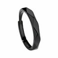thumbnail image 1 of Anillo Ajustable para Pareja de Plata Italiana 925 Negro y Anillo para Hombre y Mujer Un Anillo Ligero y Lujoso para Amantes, 1 of 2