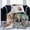 6photos, variant on Custom Blanket with Photo Text Personalized Child Mother Father Christmas Halloween Lover Pet Personalized Gift Birthday Custom Picture Blanket (1Photos, 50"x40")
