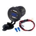thumbnail image 4 of yingyy 4.2A Dual USB Charger Socket Power USB charger Outlet Digital Voltmeter LED Indicator Light Car Phone Charger, 4 of 9