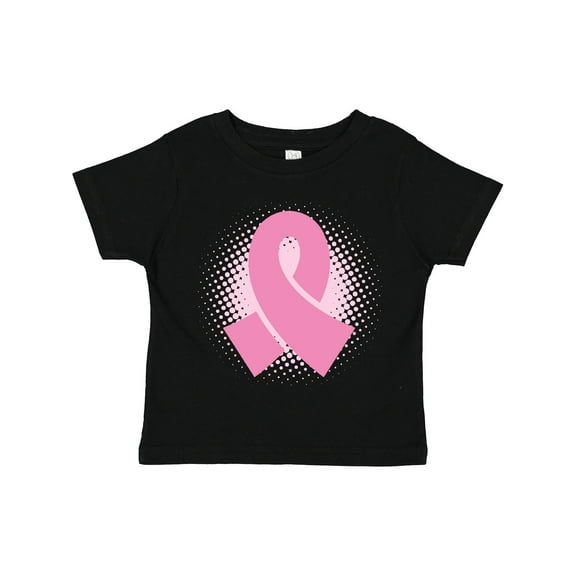 Inktastic Breast Cancer Pink Ribbon Awareness Month Girls Toddler T-Shirt