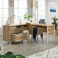 thumbnail image 3 of Sauder Portage Park L-Shape Desk, Kiln Acacia Finish, 3 of 12