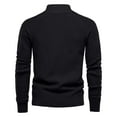 thumbnail image 2 of Vedolay Men's Cardigan Sweater Long Sleeve Open Front Cardigan Sweaters Coat Black,2XL, 2 of 3
