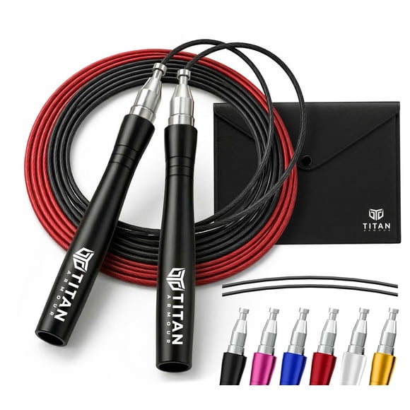Jump Rope Titan Armour Speed Rope Professional con cierre automático