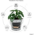 thumbnail image 5 of HOSLEY Decorative Flower Bucket Tin Pots Set of 6 with Chalkboard, 7" x 6", Ideal for Floral Arrangements, DIY Crafts, 5 of 11