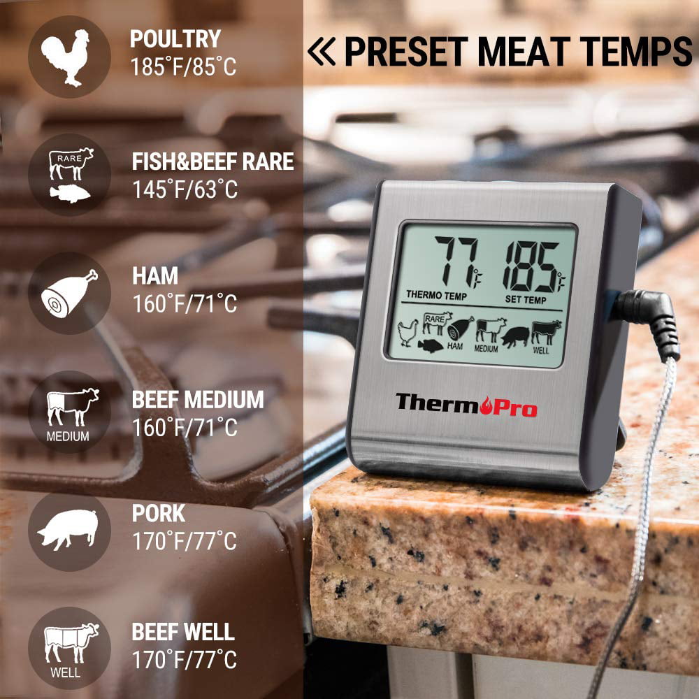 ThermoPro TP-16 Large LCD Digital Cooking Food Meat
