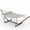 Light gray, variant on Kselythan Heavy Duty 2 Person Double Hammock Set with Adjustable Steel Stand, 450lb Portable Spreader Bar Hammock for Backyard Beach Camping