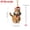B, variant on 8cm 2D Acrylic Cat Christmas Ornament, Double-Sided Print Cute Kitten Hanging Pendant with String for Xmas Tree, Car Rearview Mirror, Bag & Holiday Party Decor