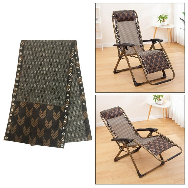 Tela de repuesto estándar de 17 pulgadas para sillones reclinables S de Patio trasero Playa Piscina Césped Salón Sofá transpirable empalme de perfecl tela de reemplazo
