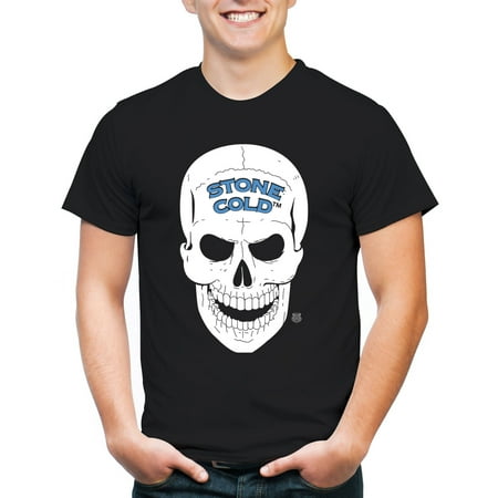 WWE Stone Cold Skull Men's Short Sleeve Graphic (Best Of Stone Cold Steve Austin)