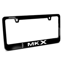Lincoln MKX Black Metal License Plate Frame