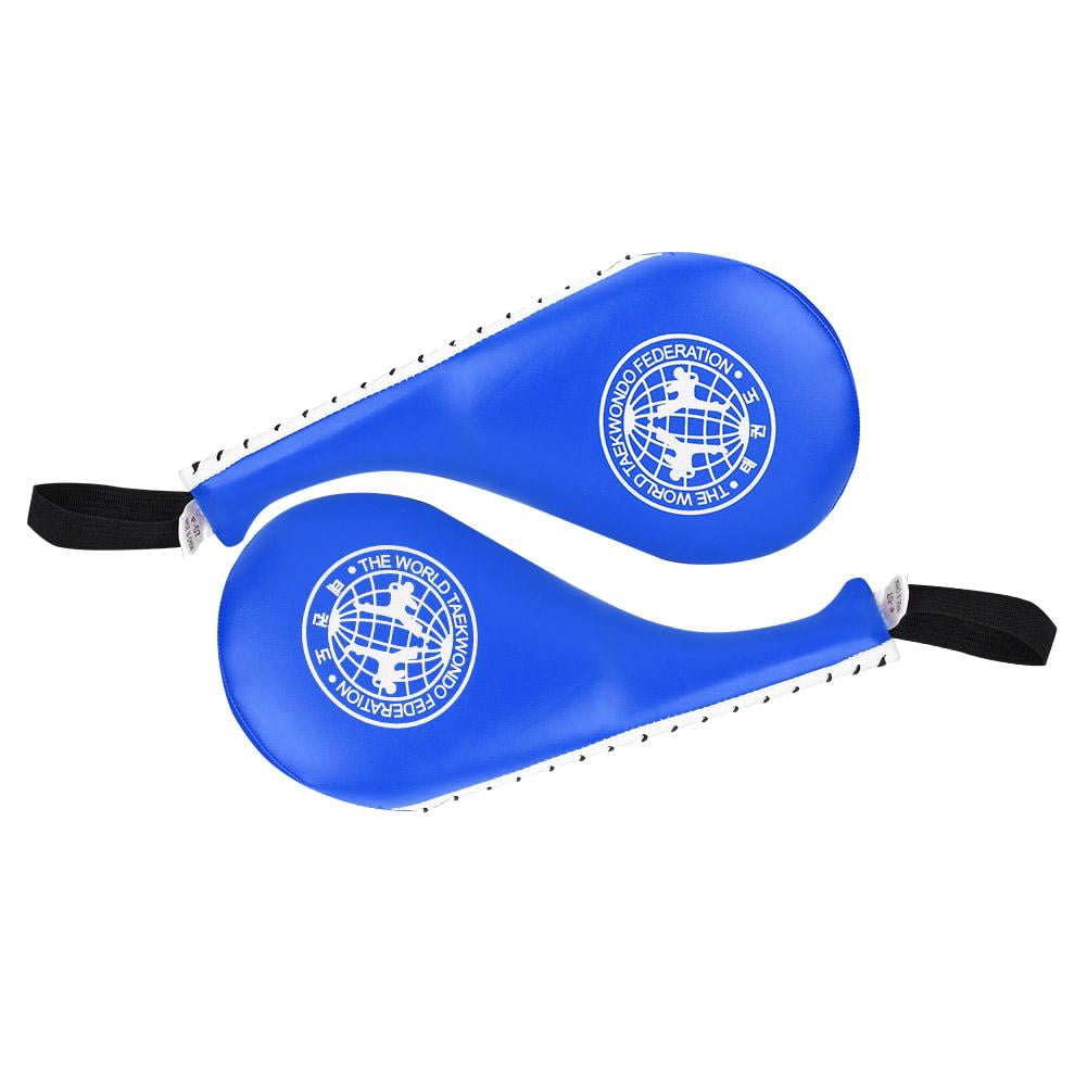 Paire De Cibles De Coup De Pied Taekwondo – PU Souple, Mousse Dense, 38 Cm – Pour Boxe, Karaté, Wing Chun – Noir