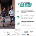 thumbnail image 2 of Rodilleras Modvel (2 unidades) para mujer y hombre: rodilleras de compresión para entrenamiento, alivio del dolor de rodilla, soporte articular para ligamento cruzado anterior (LCA), artritis y desgar, 2 of 5