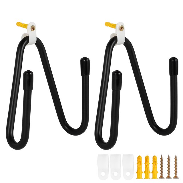 Muyoka Soporte de pared para monopatín, paquete de 2 colgadores de pared para monopatín, estante de almacenamiento montado en la pared, organizador de soporte de longboard de metal flexible para exhib Muyoka Hogar