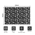 thumbnail image 5 of Black White Medical Symbol Pattern Door Rugs,Washable Non Slip Door Mats Indoor,Decorative Door Mats,Entry Mat Indoor for Entrance,Bedroom,Kitchen,Bathroom,16"x24", 5 of 6