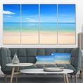 thumbnail image 1 of Calm Waves at Tropical Beach - Seashore Photo Canvas Print, 1 of 3