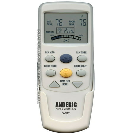 Anderic Fan9t Timer Thermostatic With Fan Timer For Hampton Bay P N Fan9t Ceiling Fan Remote Control New