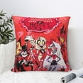 thumbnail image 3 of Throw Pillow Covers 18"x18" Inch, Hazbin Hotel Decorative Pillow Case for Sofa Couch Chair Bedroom Modern Decor, 3 of 7